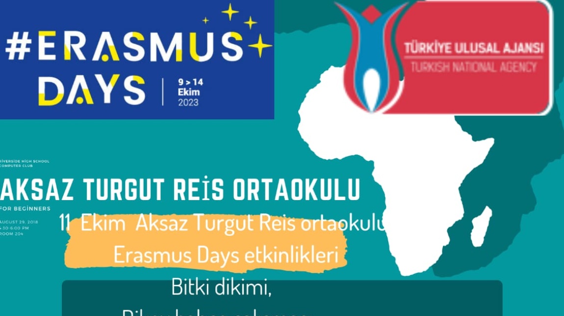 9-14 Ekim Erasmus Günleri Kapsamında Okulumuzda Etkinlik Olacaktır